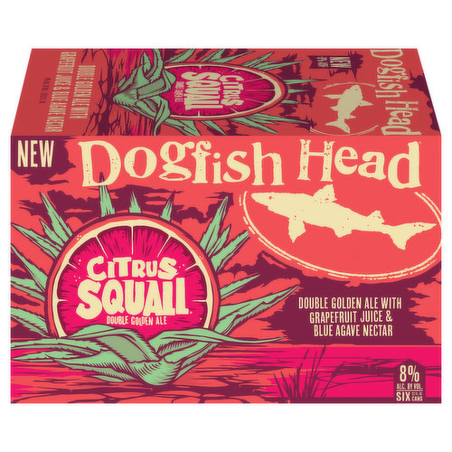 Dogfish Head Beer, Double Golden ALE, Citrus Squall