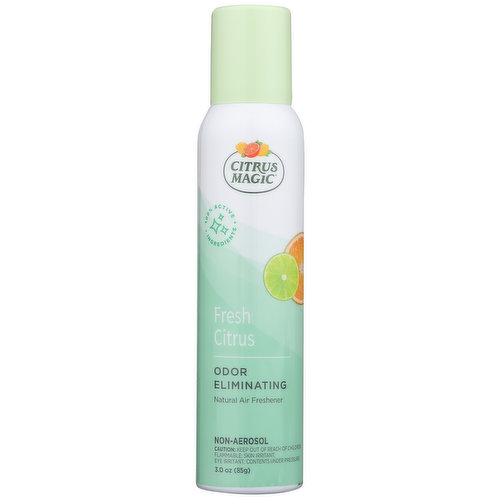 Citrus Magic Air Freshener, Fresh Citrus, Natural