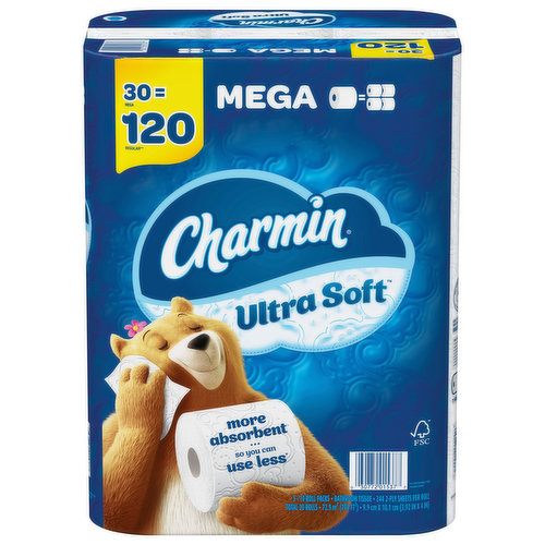 Charmin Ultra Soft Charmin Ultra Soft Toilet Paper 30 Mega Rolls