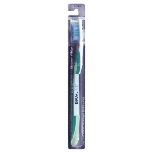 Equaline Toothbrush, Xtreme White, Soft