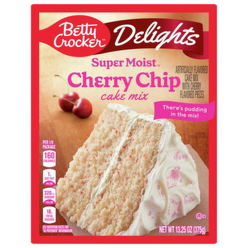 Betty Crocker Cake Mix, Cherry Chip, Delights