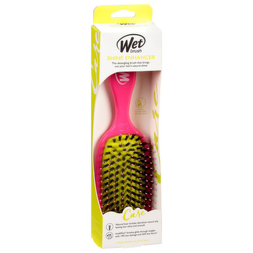 Wet Brush Mini Detangler Hair Brush with IntelliFlex Bristles, Pink 