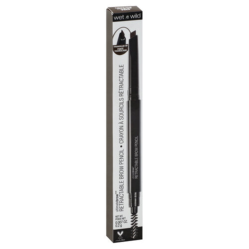 Wet n Wild Ultimate Brow Brown Pencil, Retractable, Ash Brown 626A