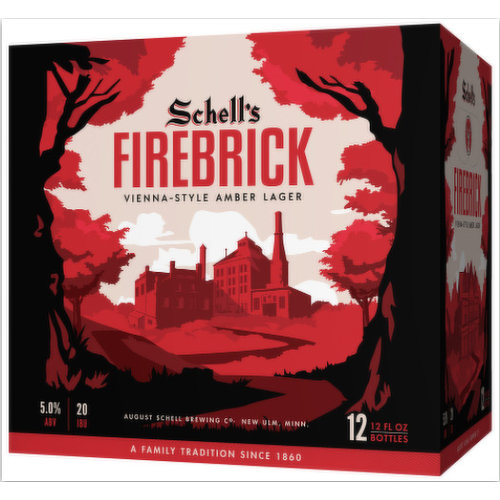 Schell's Firebrick 12 Pack Bottles