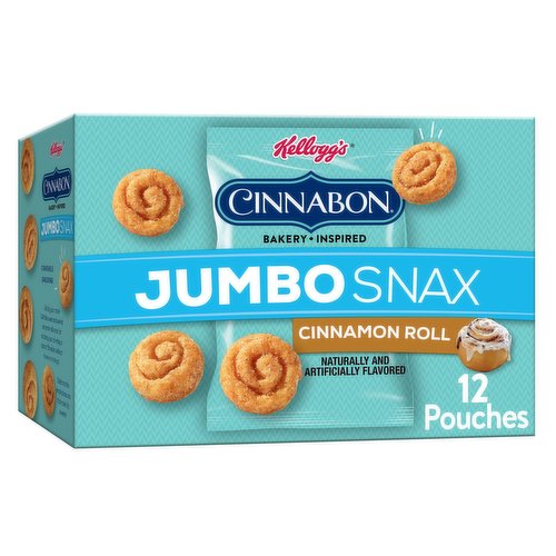 Cinnabon Jumbo Snax Cereal Snacks, Cinnamon Roll
