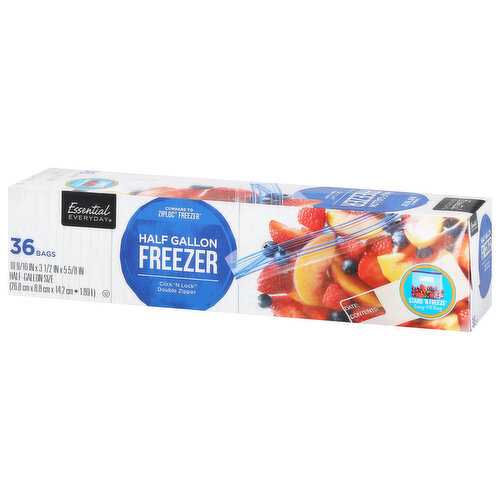 Ziploc - Ziploc Double Zipper Freezer Gallon Size Bags (14 count)