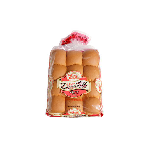 Village Hearth Classic Dinner Rolls, White