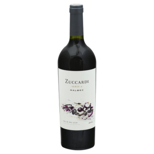 Zuccardi Malbec, Serie A, Mendoza Argentina, 2018