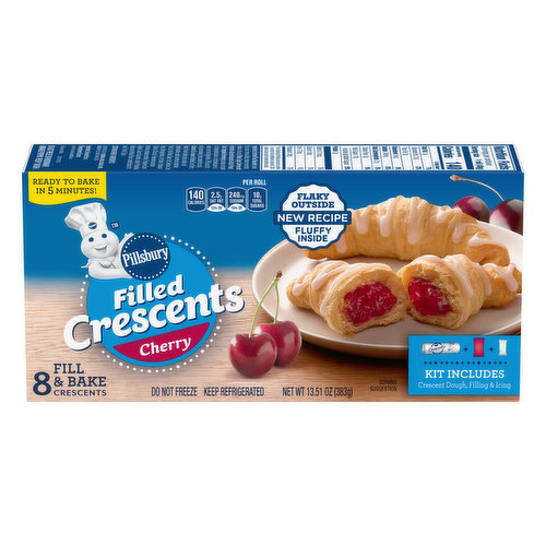 Pillsbury Filled Crescents, Cherry