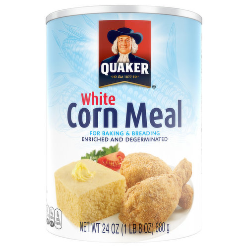 Quaker Corn Meal, White