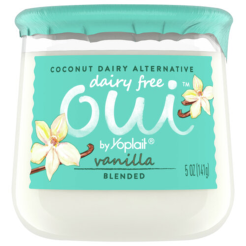 Oui Coconut Dairy Alternative, Dairy Free, Vanilla, Blended