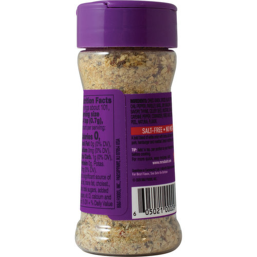 Mrs Dash Seasoning Blend, Salt-Free, Onion & Herb - 2.5 oz