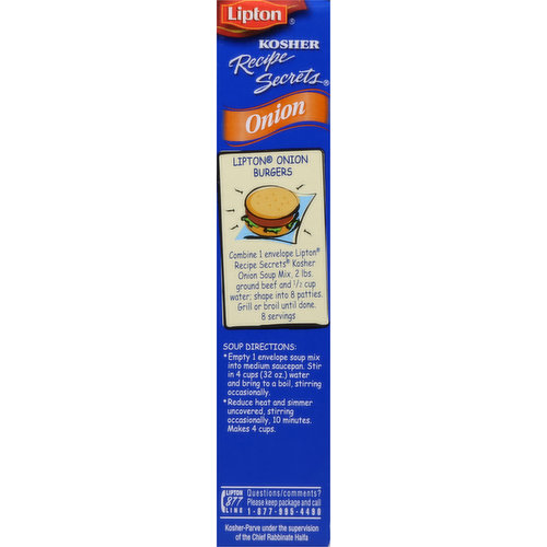 Lipton Recipe Secrets Onion Dry Soup and Dip Mix, 2 oz, 2 Pack 