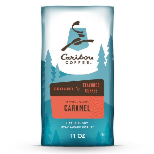 Caribou Coffee Caramel Hideaway Medium Roast Ground Coffee