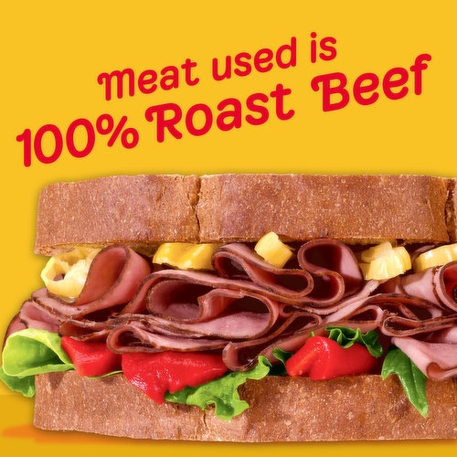 Oscar Mayer Deli Fresh Slow Roasted Roast Beef Sliced Lunch Meat