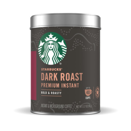 Starbucks Premium Instant Coffee, Dark Roast