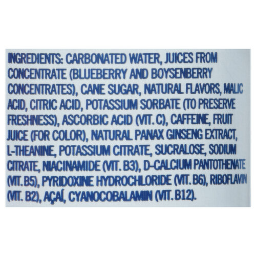 Bing Juice Beverage, Blueberry, Energizing, Blu