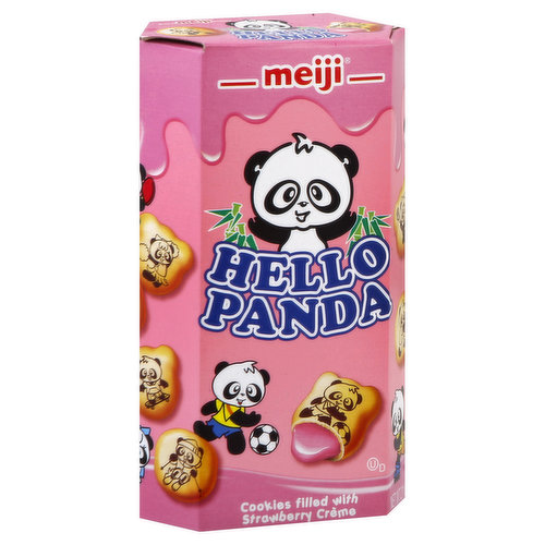 Meiji Cookies, Filled with Strawberry Creme