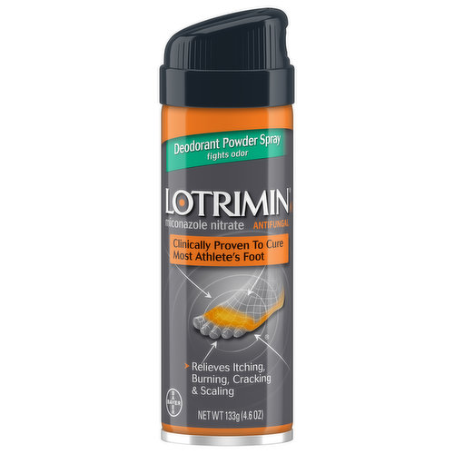 Lotrimin Antifungal, Deodorant Powder Spray