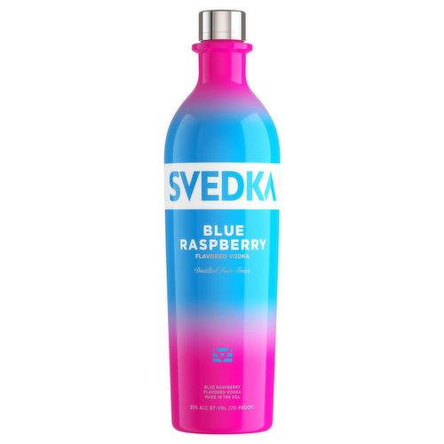 Svedka Vodka, Blue Raspberry Flavored