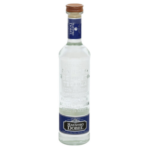 Maestro Dobel Tequila, Silver, 100% de Agave