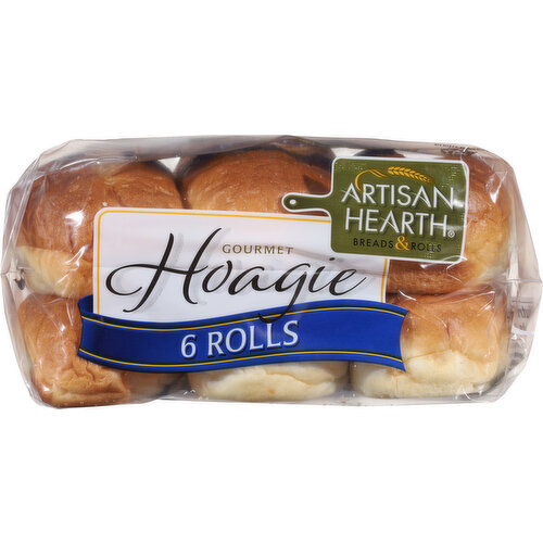 Artisan Hearth Rolls, Gourmet Hoagie