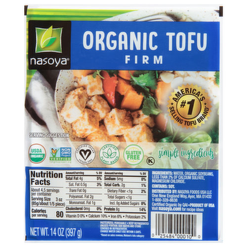 Nasoya Tofu, Organic, Firm