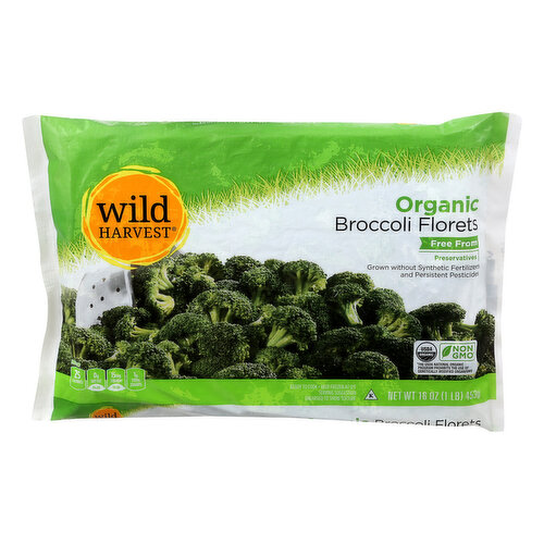 Wild Harvest Broccoli Florets, Organic