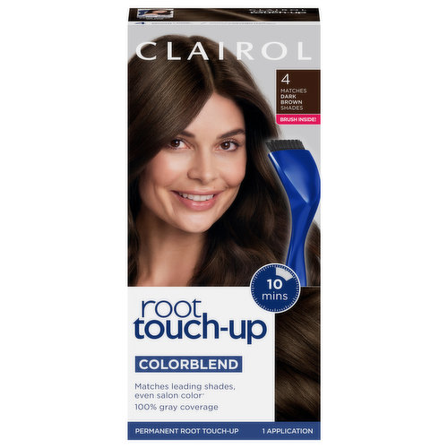 Root Touch-Up Root Touch-Up, Permanent, Colorblend, 4 Matches Dark Brown Shades