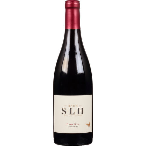 Santa Lucia Highlands. Estate grown. Monterey county. Some of the best Pinot Noir and Chardonnay in the world grows in the Santa Lucia Highlands of Monterey. These windswept mountains near the cool Pacific Ocean experience a long growing season for wines with depth and complexity. All the grapes for this wine come from our family's estate in the SLH which we have owned since 1980. Only a limited number of barrels are chosen by our winemaker to carry the SLH name. This rich and velvety Pinot Noir shows notes of black cherry and crushed red plums with subtle hints allspice. Certified sustainable estate vineyards.