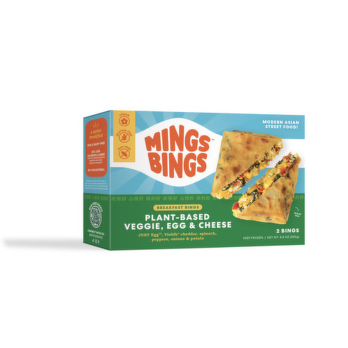 MingsBings Plant-Based, Veggie, Egg & Cheese