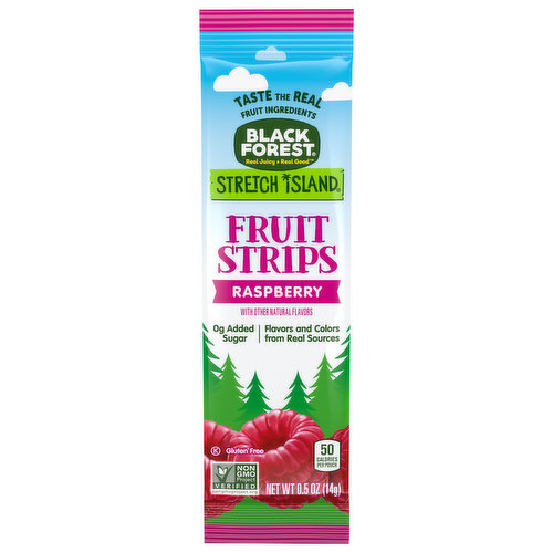 Black Forest  Stretch Island Fruit Strips, Raspberry