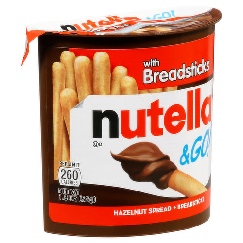 Dip into your morning snack break. If you love the taste of Nutella, look for jars in the spread aisle. Food safe.