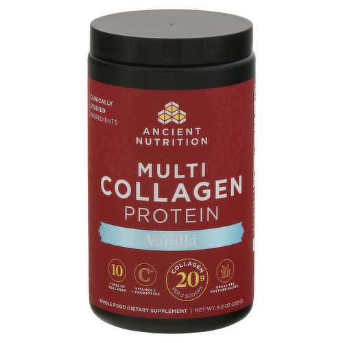 Ancient Nutrition Multi Collagen Protein, Vanilla