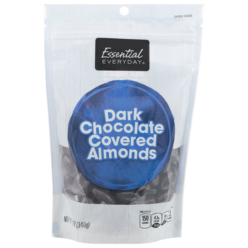 Essential Everyday Almonds, Dark Chocolate Covered