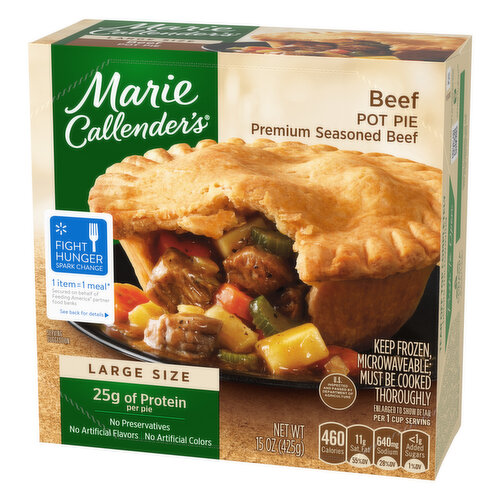 Marie Callender's Beef Pot Pie, Frozen Meal