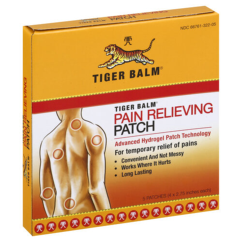 Tiger Balm Pain Relieving Patch