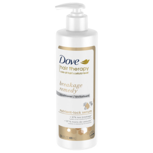 Dove Hair Therapy Conditioner, Breakage Remedy, Nutrient-Lock Serum