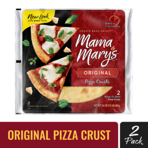 Mama Marys Pizza Crusts, Original