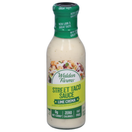 Walden Farms Street Taco Sauce, Lime Crema