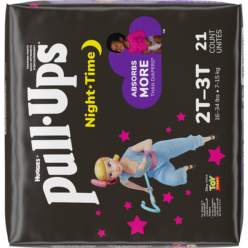 UNBOXING Night-Time HUGGIES PULL UPS TOYSTORY Nighttime Disposable  Underwear (pullups) 