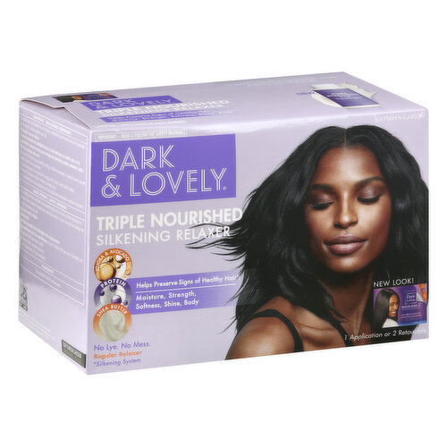 Dark & Lovely Silkening Relaxer, Triple Nourished