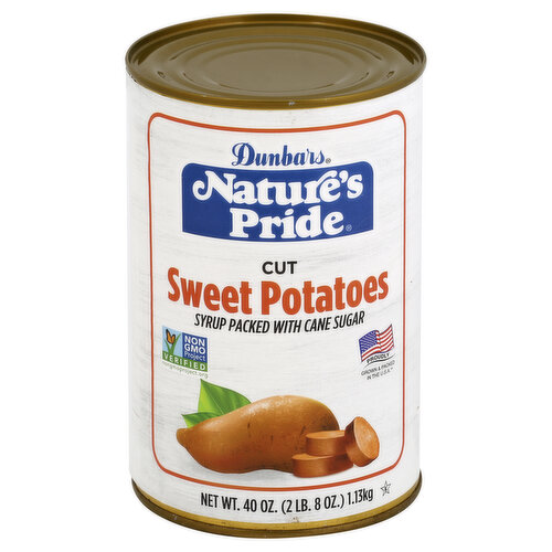 Dunbars Nature's Pride Sweet Potatoes, Cut