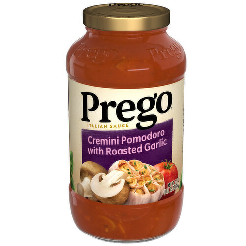 Prego® Cremini Pomodoro With Roasted Garlic Pasta Sauce