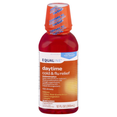 Equaline Cold & Flu Relief, Daytime, Original Flavor