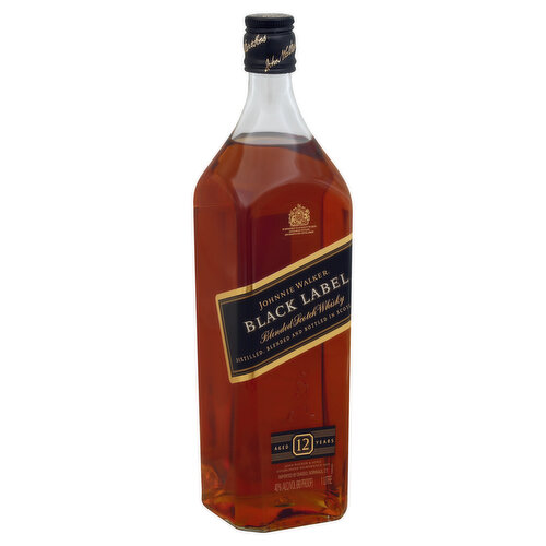 Johnnie Walker Black Label Whisky, Blended Scotch