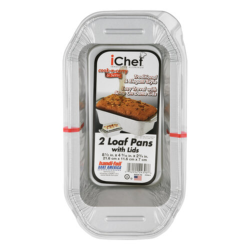 iChef Loaf Pans with Lids