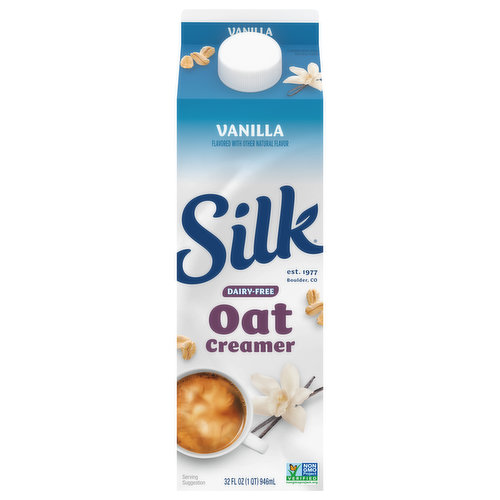 Silk Oat Creamer, Dairy-Free, Vanilla