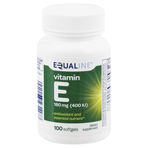 Equaline Vitamin E, 180 mg, Softgels