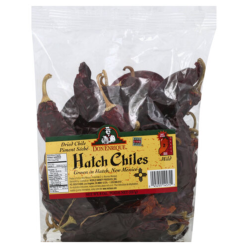 Don Enrique Hatch Chiles, Mild, Dried